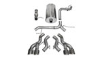 CORSA Cadillac Escalade Cat-Back Exhaust DUB 6.2L V8 Sport - 3 Inch Dual Rear Exit with Twin 4.5 Inch Polished Pro-Series Tips