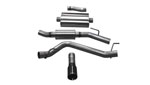 Corsa Jeep Gladiator JT Touring Cat-Back Exhaust System with Black Tip; 2020-2024