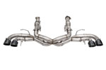 Corsa Corvette C8 XTREME Exhaust Cat-Back with Quad 4.5 in Tips Black