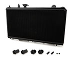 CSF Radiator 92-00 Honda Civic w/ K-Swap Black; 1992-2000