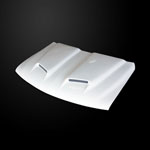 Amerihood Chevrolet Silverado 1500 Type-S Style Functional Ram Air Hood; 1999-2002