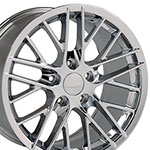 OE Wheels 18 Replica Wheel CV08A C6 ZR1 Rim 18x10.5 Chrome Wheel Chevrolet Corvette (rear only) 1988-2004