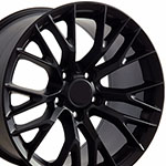 OE Wheels 18 Replica Wheel CV22 C7 Z06 Rim 18x10.5 Black Wheel Chevrolet Corvette (rear only) 1988-2004