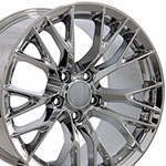 OE Wheels 18 Replica Wheel CV22 C7 Z06 Rim 18x10.5 Chrome Wheel Chevrolet Corvette (rear only) 1988-2004