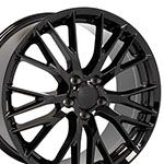 OE Wheels 20 Replica Wheel CV22 C7 Z06 Rim 20x10 Black Wheel Chevrolet Corvette (rear only) 2005-2018