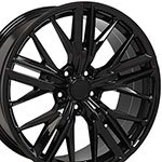 OE Wheels 20 Replica Wheel CV25 Fits Camaro ZL1 Rim 20x8.5 Black Wheel Chevrolet Camaro 2010-2015; 2010-2015