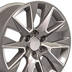 OE Wheels 20 Replica Wheel CV26 Silverado LTZ Rim 20x9 Machined Wheel GMC Sierra 1500 1999-2022; 1999-2022