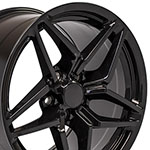 OE Wheels 18 Replica Wheel CV31 C7 ZR1 Rim 18x10.5 Black Wheel Chevrolet Corvette (rear only) 1988-2004