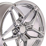 OE Wheels 18 Replica Wheel CV31 C7 ZR1 Rim 18x10.5 Chrome Wheel Chevrolet Corvette (rear only) 1988-2004