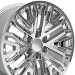 OE Wheels 20 Replica Wheel CV37 GMC Sierra 1500 Chrome 20x9 Chevrolet Suburban 1500 1988-2022; 1988-2022