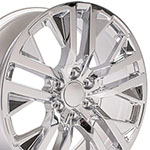 OE Wheels 22 Replica Wheel CV38 GMC Sierra Rim 22x9 Chrome Wheel GMC Yukon 1992-2022; 1992-2022