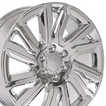 OE Wheels 22 Replica Wheel CV39 GMC Sierra Rim 22x9 Chrome Wheel Chevrolet Suburban 1500 1988-2022; 1988-2022