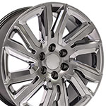 OE Wheels 22 Replica Wheel CV39 GMC Sierra Rim 22x9 Hyper Wheel Chevrolet Suburban 1500 1988-2022; 1988-2022