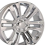 OE Wheels 22 Replica Wheel CV44 Yukon Rim 22x9 Chrome Wheel Chevrolet Suburban 1500 1988-2020