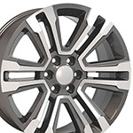 OE Wheels 22 Replica Wheel CV44 Yukon Rim 22x9 Hyper Machd Wheel Cadillac Escalade 1999-2020