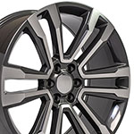 OE Wheels 24 Replica Wheel CV44 Yukon Rim 24x10 Hyper Machd Wheel ET24 Cadillac Escalade 1999-2020