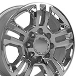 OE Wheels 20 Replica Wheel CV47B Fits Chevrolet Silverado 2500 3500 HD Chrome 20x8.5 GMC Sierra 3500 HD 2011-2022