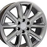 OE Wheels 20 Replica Wheel CV73 Tahoe Rim 20x8.5 Hyper Wheel Chevrolet Suburban 1500 1988-2022; 1988-2022