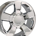 OE Wheels 20 Replica Wheel CV79 20x8.5 Chrome Wheel Chevrolet C2500 1988-2000; 1988-2000