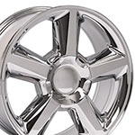 OE Wheels 20 Replica Wheel CV83 Tahoe Rim 20x8.5 Chrome Wheel Chevrolet C2500 1988-2000; 1988-2000