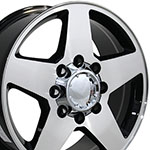 OE Wheels 20 Replica Wheel CV91A 8 Lug Fits Rim 20x8.5 Machined Wheel Chevrolet C3500 1988-2000; 1988-2000