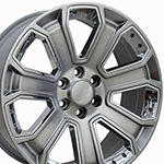 OE Wheels 22 Replica Wheel CV93 Silverado Rim 22x9 Hyper Wheel Cadillac Escalade 1999-2020; 1999-2020