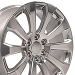 OE Wheels 22 Replica Wheel CV95 Silverado Rim 22x9 Polished Wheel Cadillac Escalade 1999-2022; 1999-2022