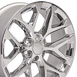 OE Wheels 22 Replica Wheel CV98 Silverado Rim 22x9 Chrome Wheel GMC Yukon 1992-2020