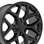 OE Wheels 20 Replica Wheel CV98B Silverado Rim 20x9 Satin Black Wheel Cadillac Escalade 1999-2022; 1999-2022