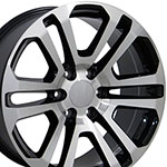 OE Wheels 22 Replica Wheel CV99 GMC Sierra Rim 22x9 Machined Wheel Chevrolet Tahoe 1995-2020