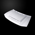 Amerihood Dodge Charger Type-DEM Style Functional Ram Air Hood; 2006-2010