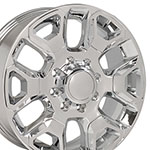 OE Wheels 20 Replica Wheel DG66 Dodge RAM 2500-3500 20x8 Chrome Wheel Dodge Ram 3500 2005-2010; 2005-2010