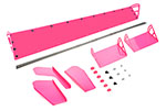 DOMINATOR RACE PRODUCTS Plastic Spoiler 8x72in LM Pink