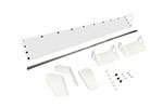 DOMINATOR RACING PRODUCTS Plastic Spoiler 8x72in LM White