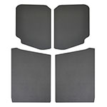 DEI 18-23 Jeep Wrangler JL 2-Door Boom Mat Headliner - 5 Piece - Gray Leather Look; 2018-2024