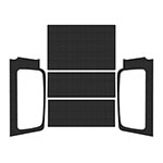 DEI 04-06 Jeep Wrangler LJ Unliminted Headliner Complete Kit - Black; 2004-2006