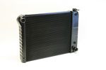 DeWitts Direct Fit Radiator Nova all, 23.5" Core CF, Auto, 2 row 1" Tubes, Black Ice; 1973-1974