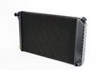 DeWitts Direct Fit Radiator Camaro 26.25" Core CF, Manual, 2 row 1" Tubes, Black Ice; 1970-1981