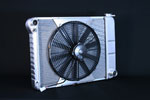 DeWitts Radiator and Fan Nova All, 20.75" Core CF, Manual, Single 16" Fan, Natural; 1968-1972