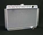 DeWitts Direct Fit Radiator Chevelle SB / BB DF, Manual, 2 row 1" Tubes, Natural; 1964-1965