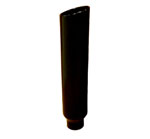 Pypes Diesel Truck 5" in - 10" out, 36" long Stack Tip (each) - Black; 1950-2012