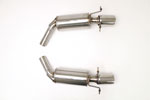 B&B Billy Boat Exhaust Billy Boat Cadillac CTS-V Exhaust System - BB Rear (Cut/Clamp) 4.25" Single ROUND Double-Wall Tips