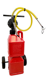 FLO-FAST Transfer Pump Pro Model (2) 5 Gallon Red