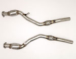 Billy Boat B&B Audi S4 - B6/B7 S4 Quatro Downpipes (w/HJS Cats) 4.2L Tiptronic