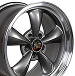 OE Wheels 17 Replica Wheel FR01 Bullitt Rim 17x9 Gunmetal Wheel Ford Mustang 1994-2004; 1994-2004