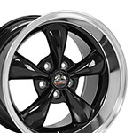 OE Wheels 17 Replica Wheel FR01 Mustang Bullitt Rim 17x10.5 Black Wheel Ford Mustang (rear only) 1994-2004; 1994-2004