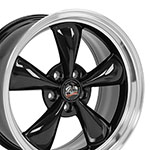 OE Wheels 18 Replica Wheel FR01 Mustang Bullitt Rim 18x9 Black Wheel Ford Mustang 1994-2004; 1994-2004