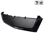 SPEC-D Tuning Cadillac Escalade Front Grill Gloss Black; 2002-2006