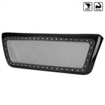 SPEC-D Tuning Ford F150 Raptor Grille - Glossy Black; 2004-2008