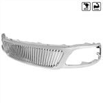 Spec-D Ford F-150 1p Chrome Grill Vertical; 1999-2002